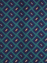 NADIR 3 Fold Orange Tie in Madder Silk